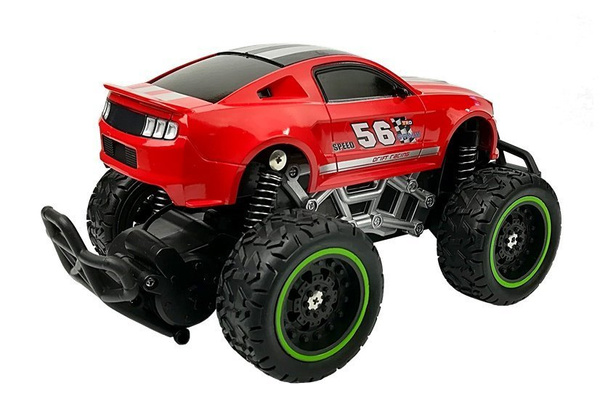Remote controlled Car Off-road R/C Red High Wheels