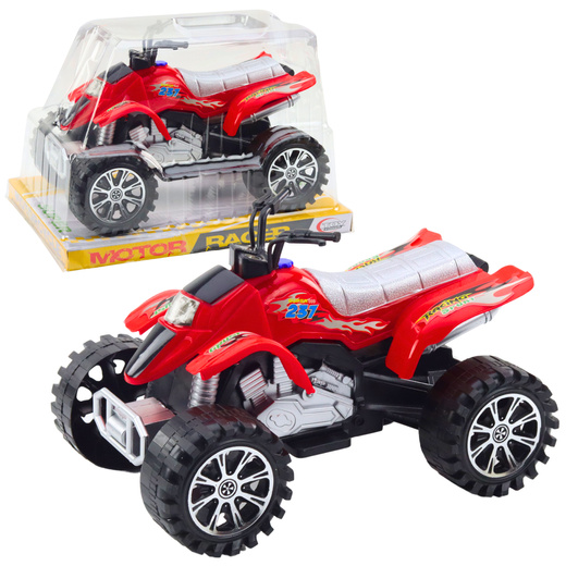 Offroad-Quad-angetriebene, rote Profilräder