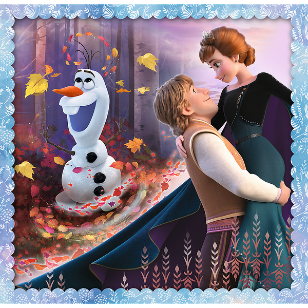 Puzzle 3in1 Frozen Magisches Märchen Trefl 34853