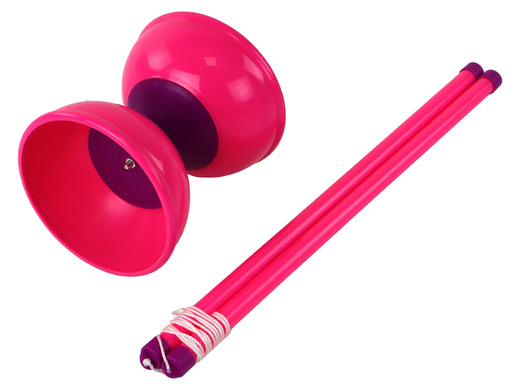 Jojo Juggling Diabolo Arcade Game Pink 13.5x11.5 cm