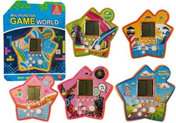 Tetris-Spiel Spielkonsole Tetris Spiel verschiedene Farben