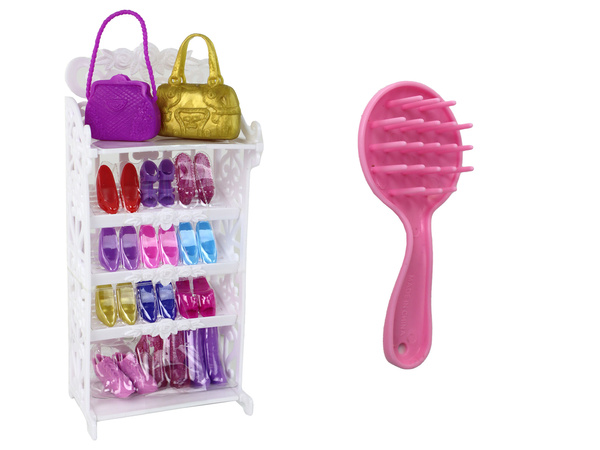 Children's Doll Long Blonde Hair Wardrobe Shoes Dresses Accessories