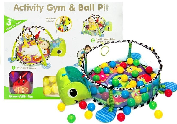 Baby Turtle Educational Mat 3in1 Pool of Balls