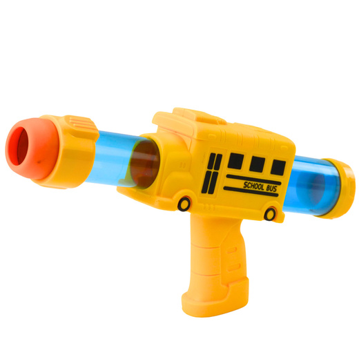 Soft Foam Ball Gun School Bus Yellow 6 pcs.