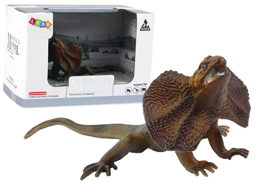 Sammlerfigur eines Collared Agama Serie Tiere der Welt