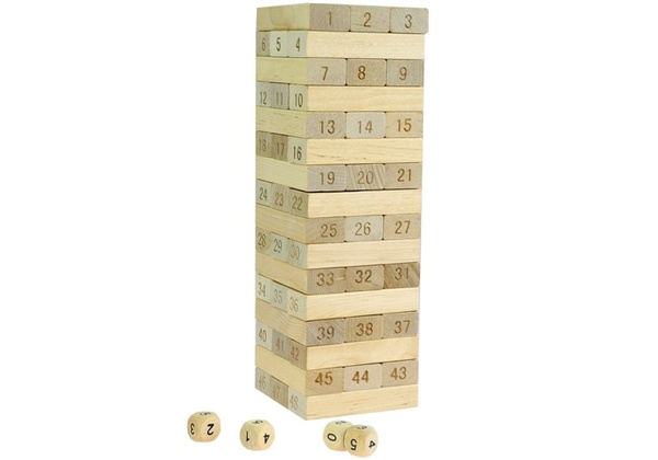 Jenga Game Wooden Tower Don't Destroy!