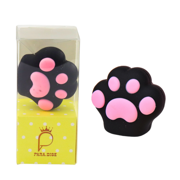 Cat Paw Sharpener Pink Black Yellow 8cm