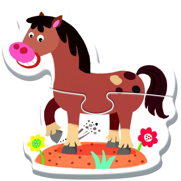 Puzzle - Baby Classic - On the farm - KAZSTUDIO SA Babaski i Miś 36127