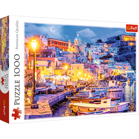 Puzzle - "1000" - Procida Island at night, Italy 10794