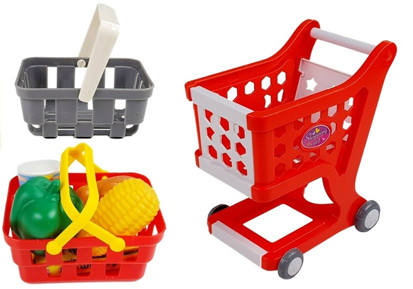 Cash Register with Trolley Baskets & Accessories