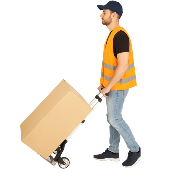 Lightweight Folding Aluminum Warehouse Transport Trolley 70kg