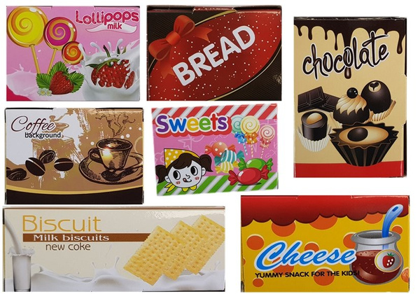 Toy Market with a Trolley Cash Register Scanner Grocery Shopping