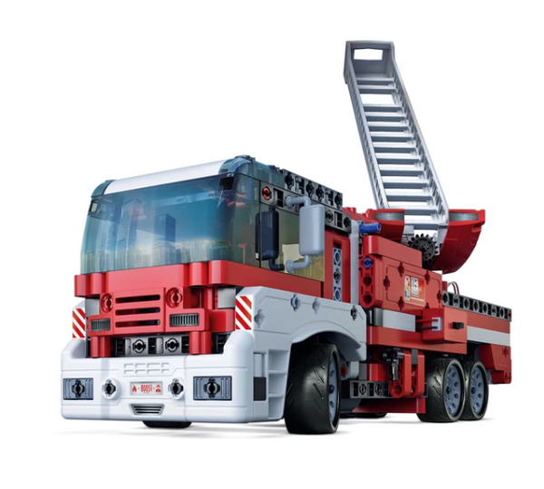 Naukowa Zabawa Klocki Laboratorium Mechaniki Samochód Strażacki Silnik Elektryczny Język Polski Clementoni 50728