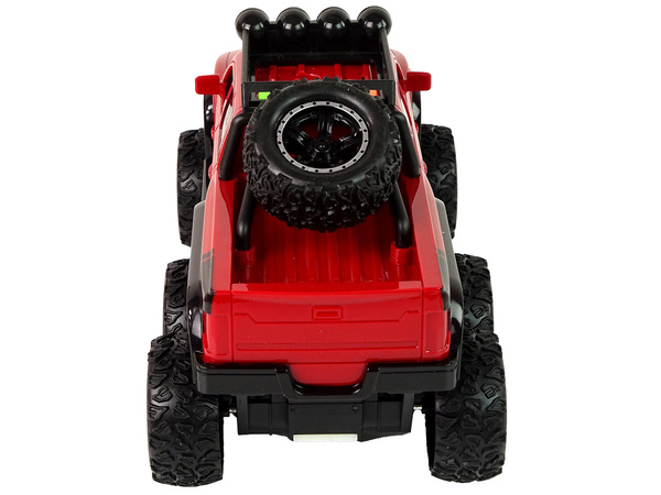 Off-Road Car Friction Drive Big Wheels 1:16 Red