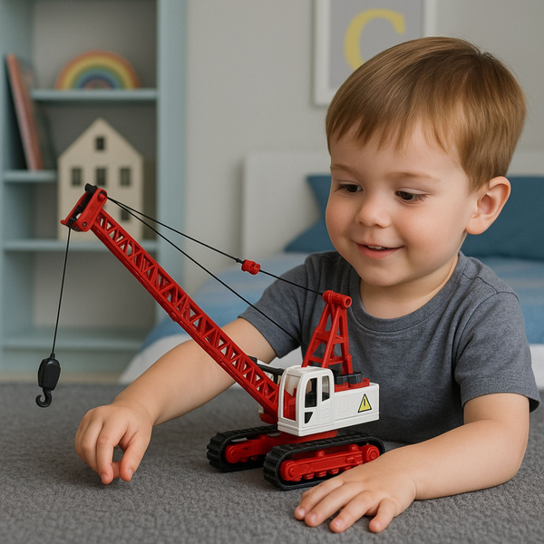 Geräusche beim Einstellen der Traversenbeleuchtung eines Raupenkrans (Metall)