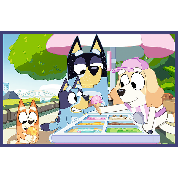 Puzzle - 2x24 - Funny Bluey - BBC Bluey Trefl 34446
