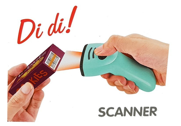 Supermarket Set. Shopping Cart. Scale. Card Reader. Scanner