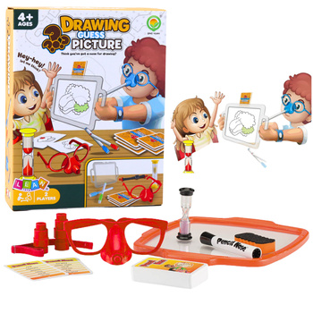 Familienspiel Scharade Bild zeichnen und erraten Nasenbemalung