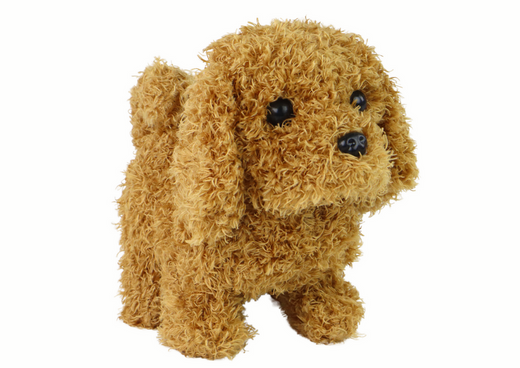 Walking Dog Interactive Toy Barking Brown Puppy