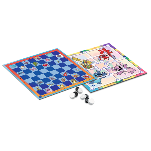 Dame- und Mühlenspiel Lilo und Stitch Trefl 02799