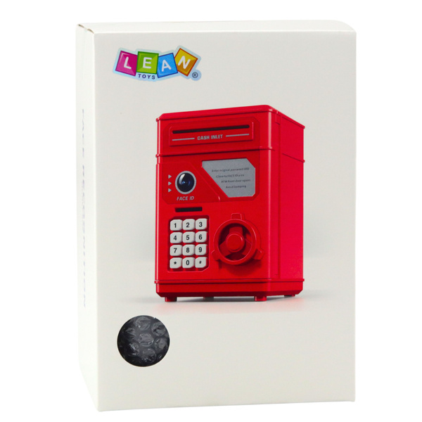 Electronic Safe ATM Piggy Bank with PIN for Children Pink