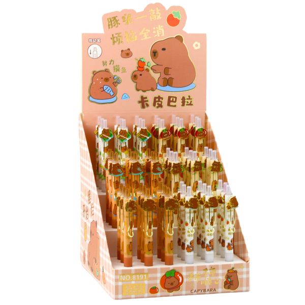 Capybara Gel Pen Blue Ink 0.5mm 14cm Mix