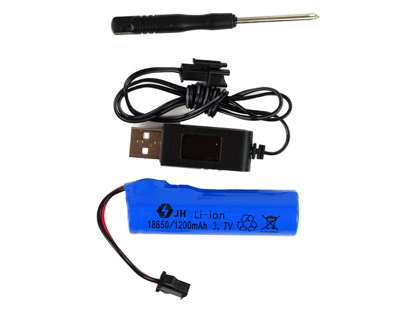 Großer ferngesteuerter gelber Raupenbagger