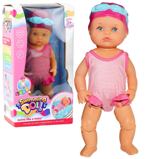 Baby Doll Floating Bath Moves Limbs Pink Outfit