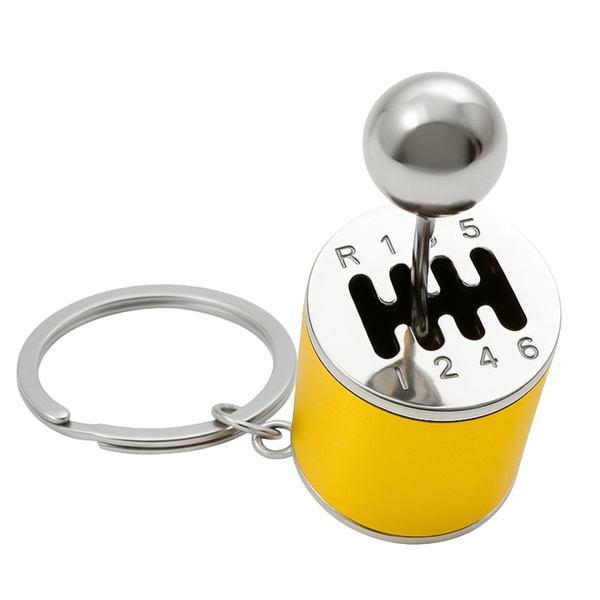 Metall Schlüsselanhänger Bewegliches Getriebe Gold