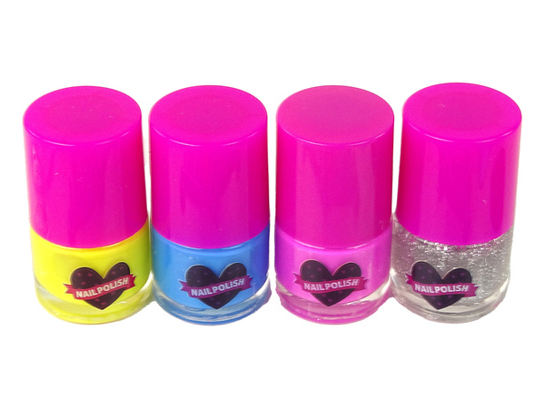 Make-up- und Nagelset im Koffer Pink