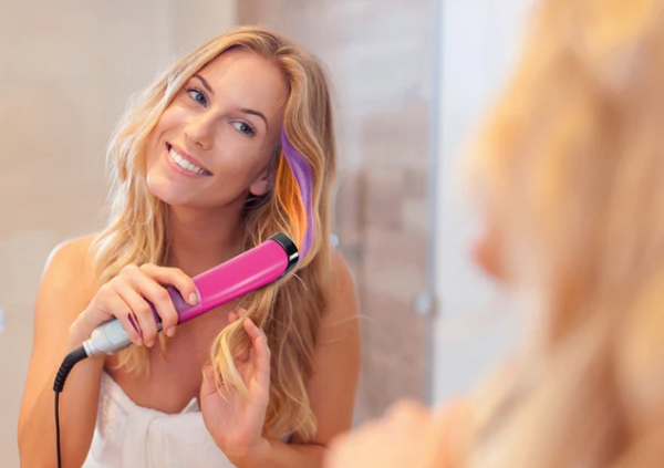 Crazy Chic Hair Colouring Set: Crazy Hairstyles with Straightener & Beads Clementoni 18773