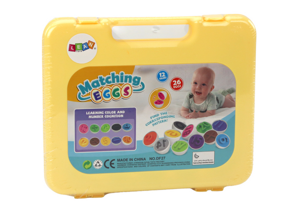 Pädagogisch, Eier, In, Koffer, Puzzle, Lernen, Farbe, Numbers