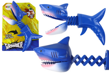 Shark Catcher Bite Toy Spring Blue