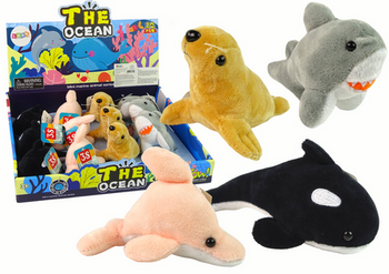 Mini Plush Sea Animals 4 Models