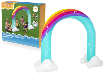 Inflatable Rainbow Water Curtain 221 x 71 x 19cm Bestway 52732