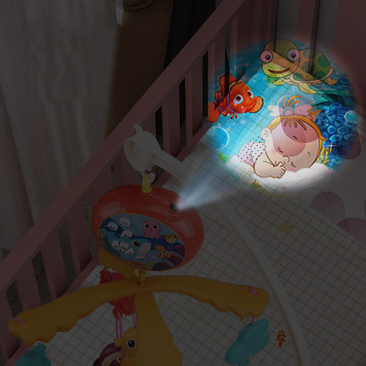Carousel for Crib Remote Control Projector Sounds Red