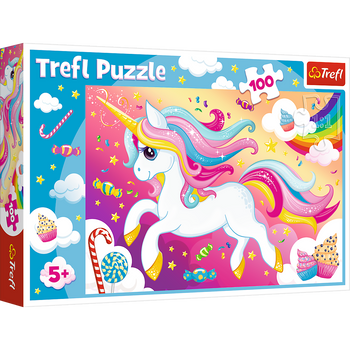 Puzzle - 100 - Schönes Einhorn - Trefl 16386