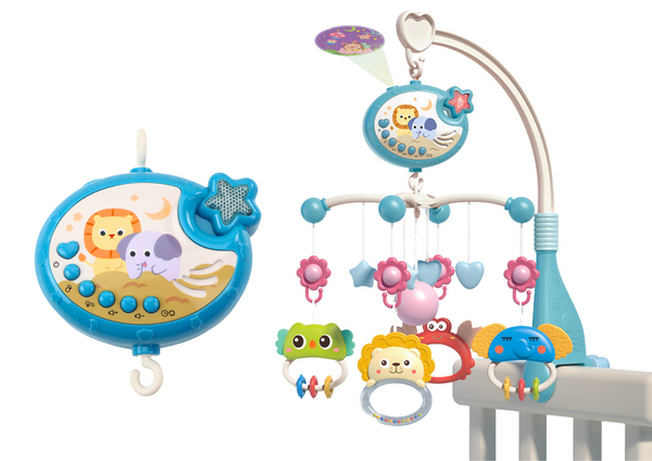 Carousel For Bed Projector Music Box Lamp 400 Lullabies Blue