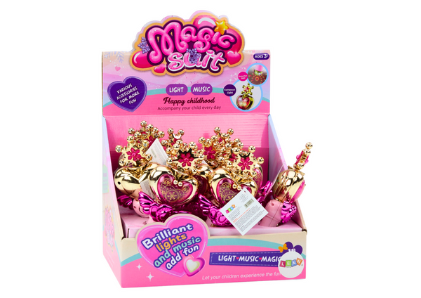 Princess Wand Colorful Lights Sounds Pink