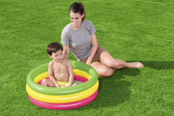 Rainbow Aufblasbarer Pool 70 cm x 24 cm Bestway 51128