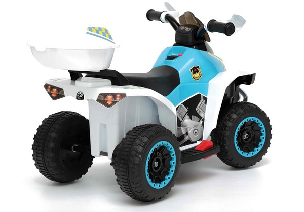 Elektro Quad YSA021A Polizei Weiß