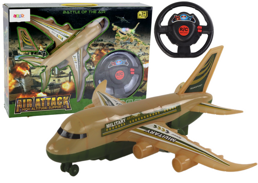 R/C Airplane Remote Controlled Military Camo Lights Remote Control