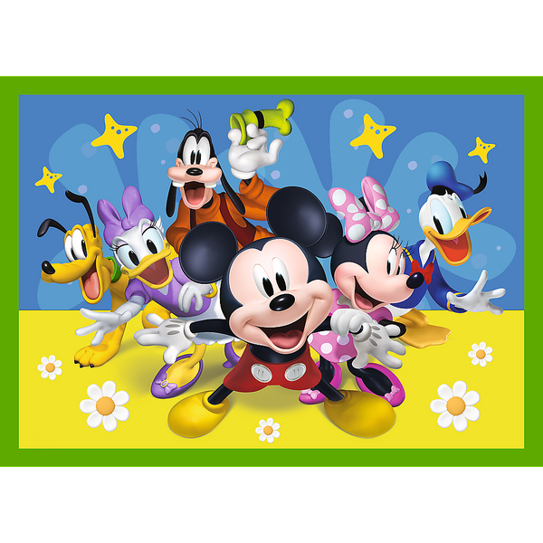 Puzzle - "4in1 (12, 15, 20, 24)" - Among friends Mickey Mouse Trefl 34616