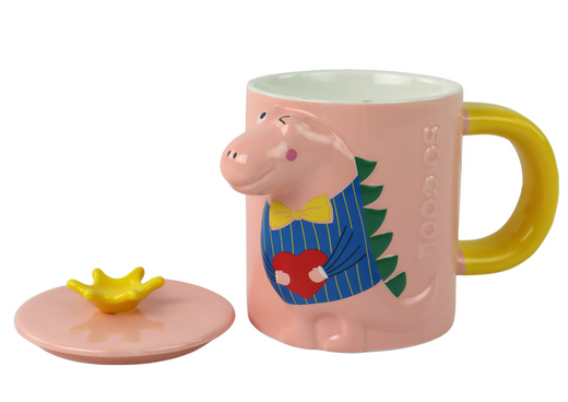 Dinosaur Pink Dinosaur Infuser Mug 400 ml