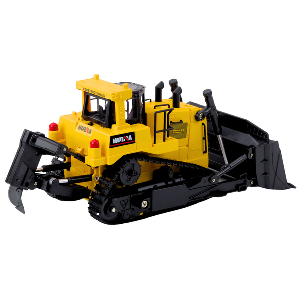 Huina Remote Controlled RC Bulldozer Construction Vehicle Yellow 1:16