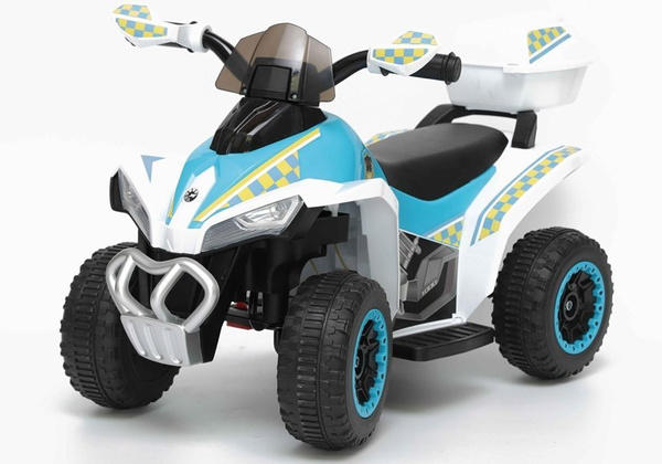 Electric Ride-On Police Quad YSA021A White