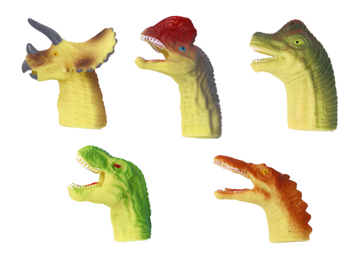 Dinosaurs Rubber Sensory Finger Puppets