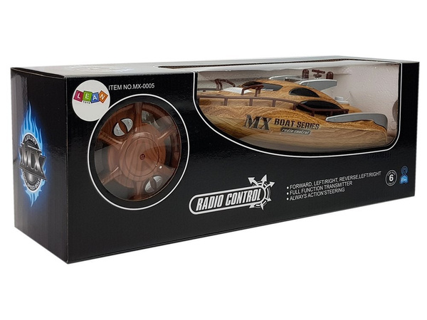 Powerboat R/C 27Mh Remote Steering Fernsteuerung Reichweite 40 m