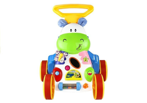 Hippo Nilpferd Lauflernhilfe Laufwagen für Baby Kinder Sound- und Lichteffekte