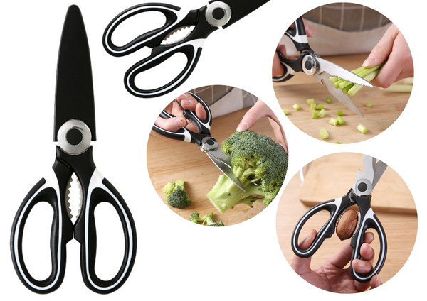 Multifunctional Kitchen Scissors Anti-slip Blade Cover